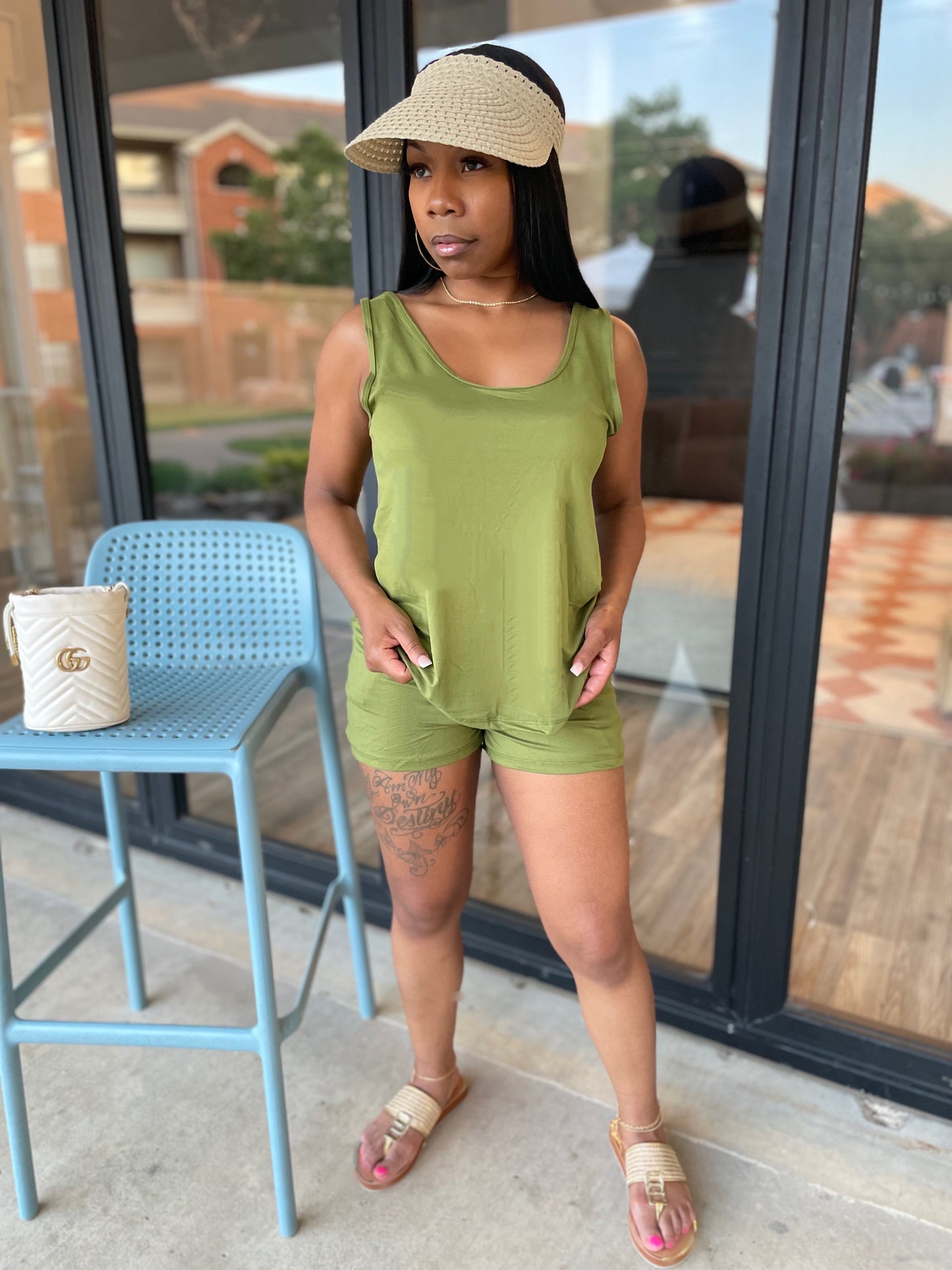 Class & Comfy set (olive)