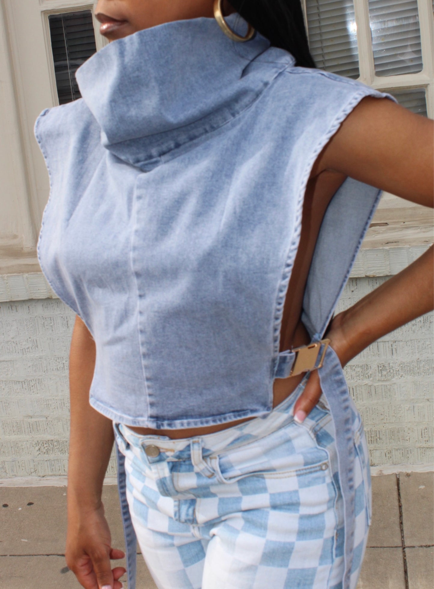 Rich Class Denim Top